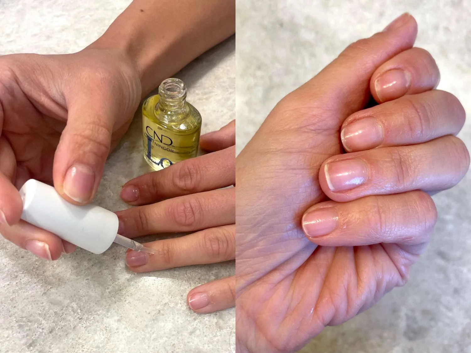 Soin des ongles et des mains avec huile nourrissante